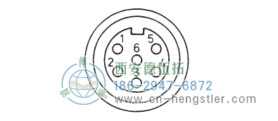 RI36-O標(biāo)準(zhǔn)實(shí)心軸光電增量編碼器外形及安裝尺寸(電氣連接 M16 連接器 Binder，6 腳) 德國(guó)hengstler(亨士樂)編碼器