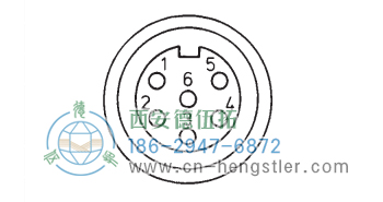 RI58-O/RI58-T標(biāo)準(zhǔn)實(shí)心軸光電增量編碼器(電氣連接 M16 連接器(Binder)，6腳) 德國(guó)hengstler(亨士樂(lè))編碼器